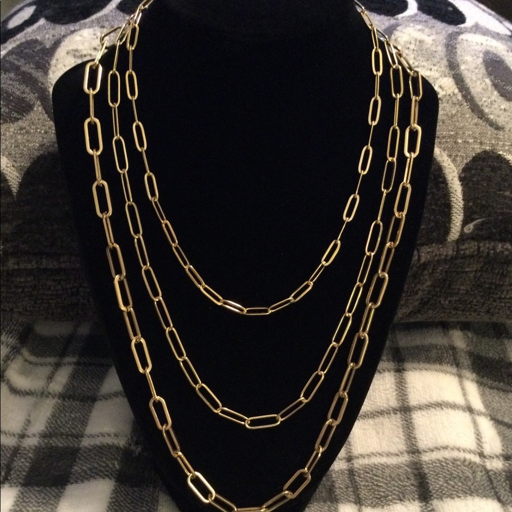 🔥🤩🔥🤩 Set of 3 HIGHLY TRENDING Paper clip Necklaces 🤩🔥